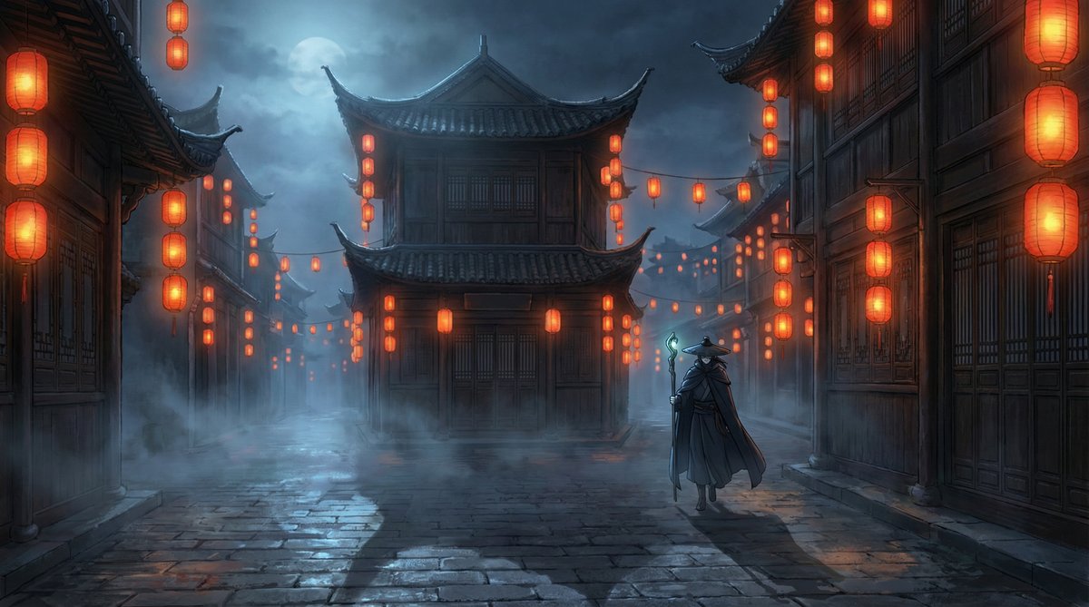 福利姬原创视频-夜行古城