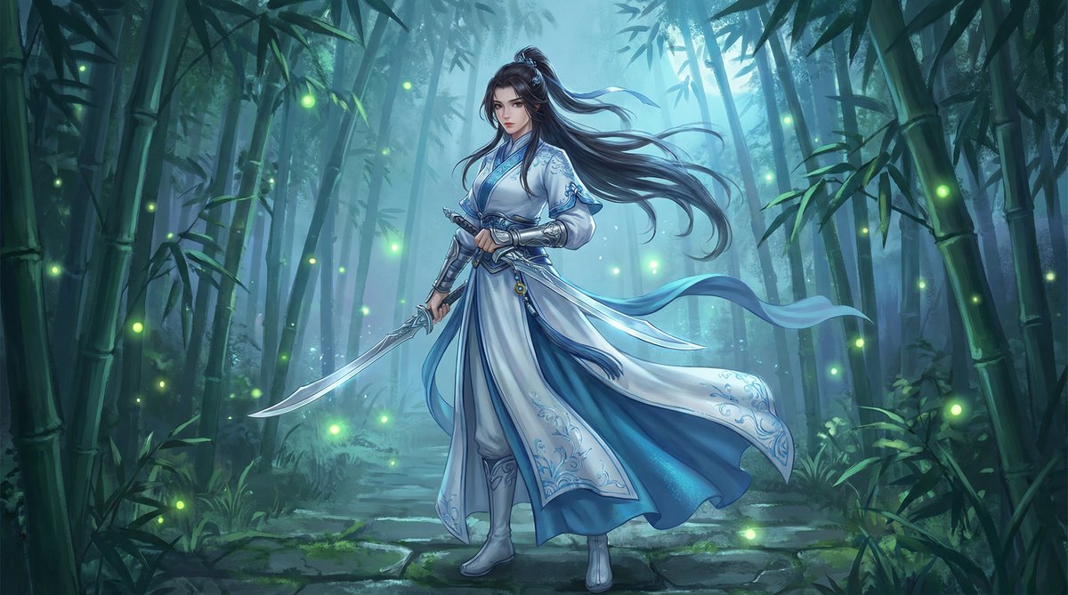 福利姬原创视频-竹林剑舞